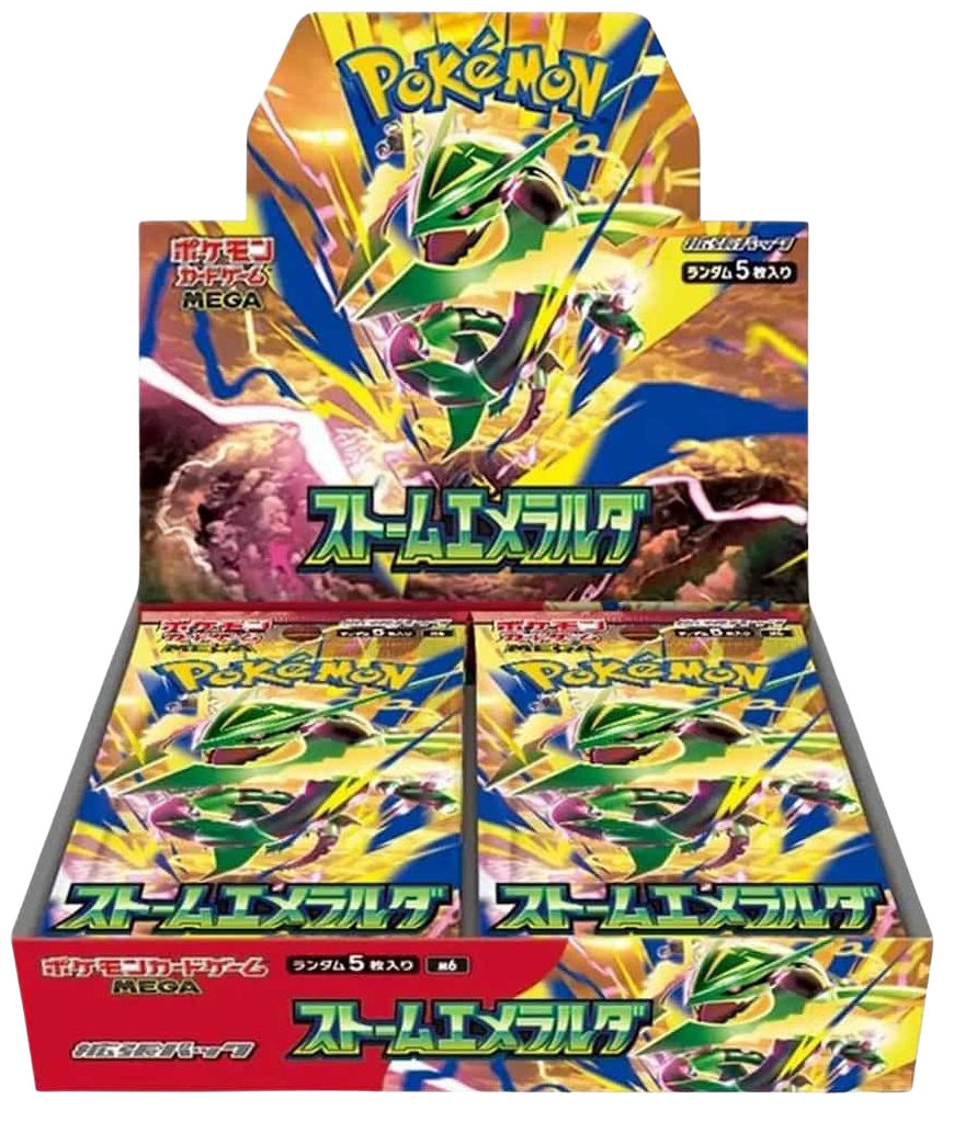 Pokemon boosterbox Storm emerald m6